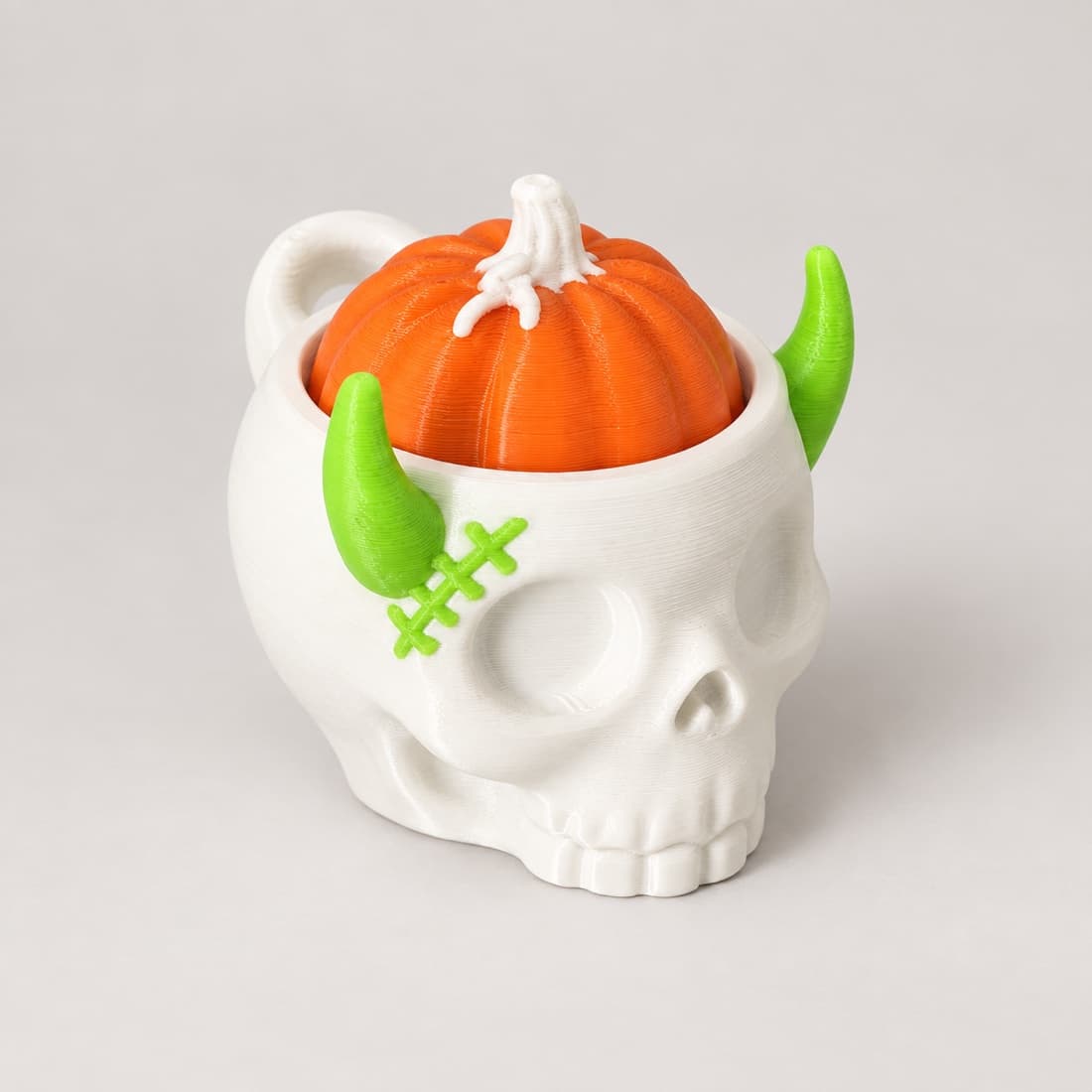 Skull Pumpkin Cauldron Clicker